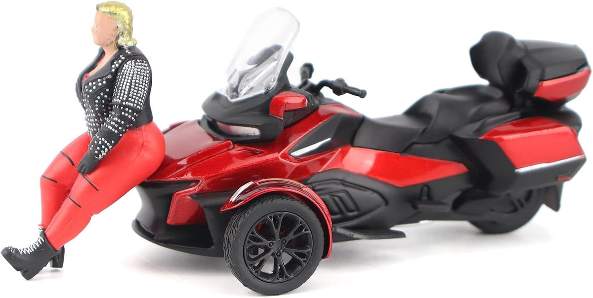 Diecast Masters Can-Am Spyder RT Limited 1:32 diecast model, Deep Marsala Metallic #60017 – view 1