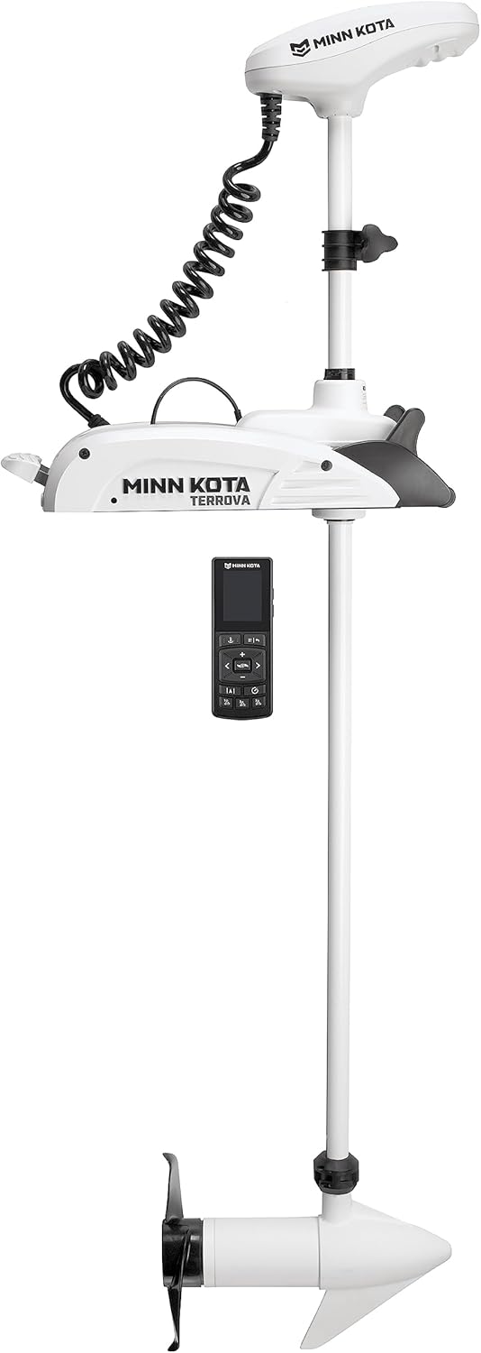 Minn Kota 1363786 Riptide Terrova® Bow Mount Saltwater Trolling Motor, 80 lbs. Thrust, 60" Shaft, 24 Volts
