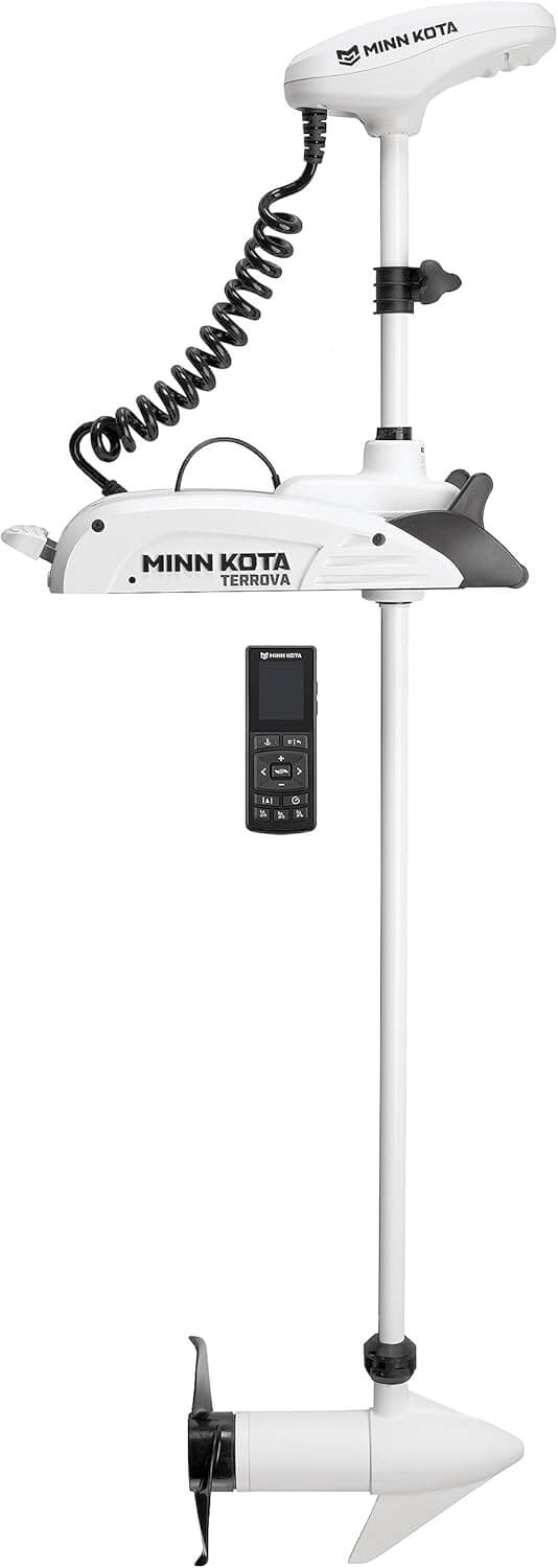 Minn Kota 1363770 Riptide Terrova® Bow Mount Saltwater Trolling Motor, 55 lbs. Thrust, 54" Shaft, 12 Volts