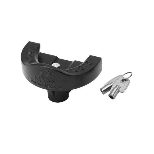 Gorilla guard trailer coupler lock front view