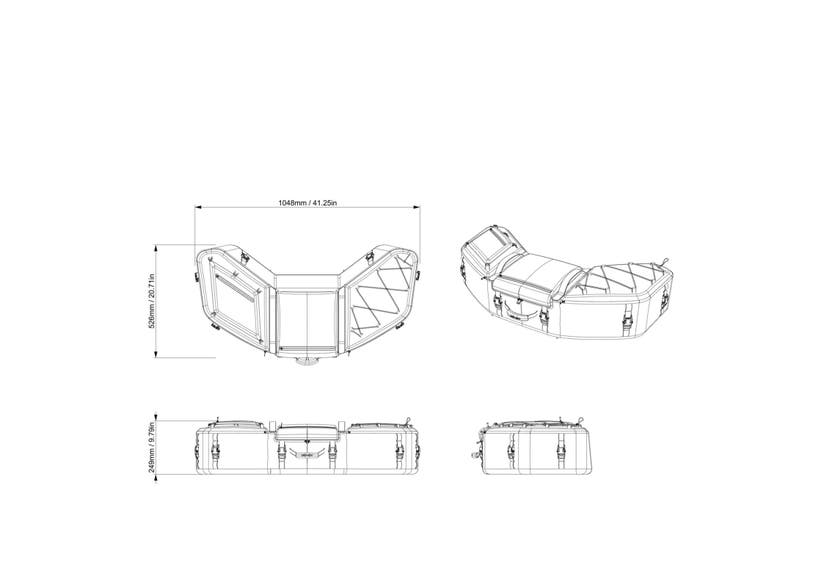 Can-am 18.5 US Gal (70 L) Soft Storage Bag