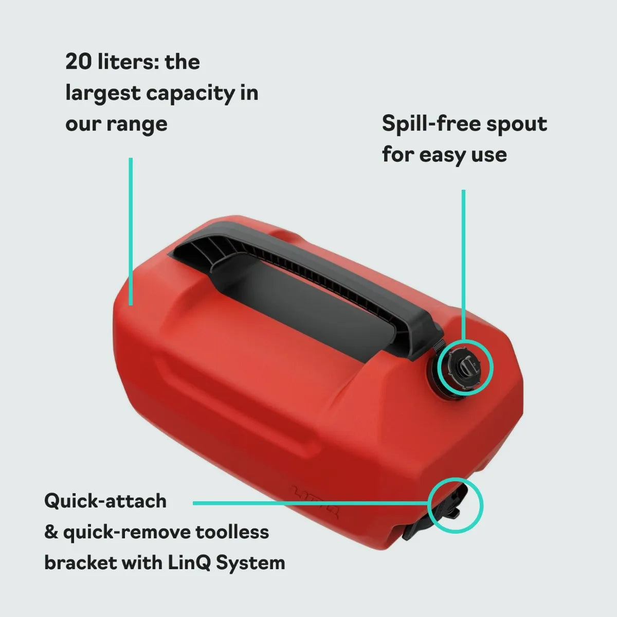Sea-Doo Ski-Doo LinQ 5 US Gal (20 L) Fuel Caddy - Auxiliary Fuel Storage, 715007822