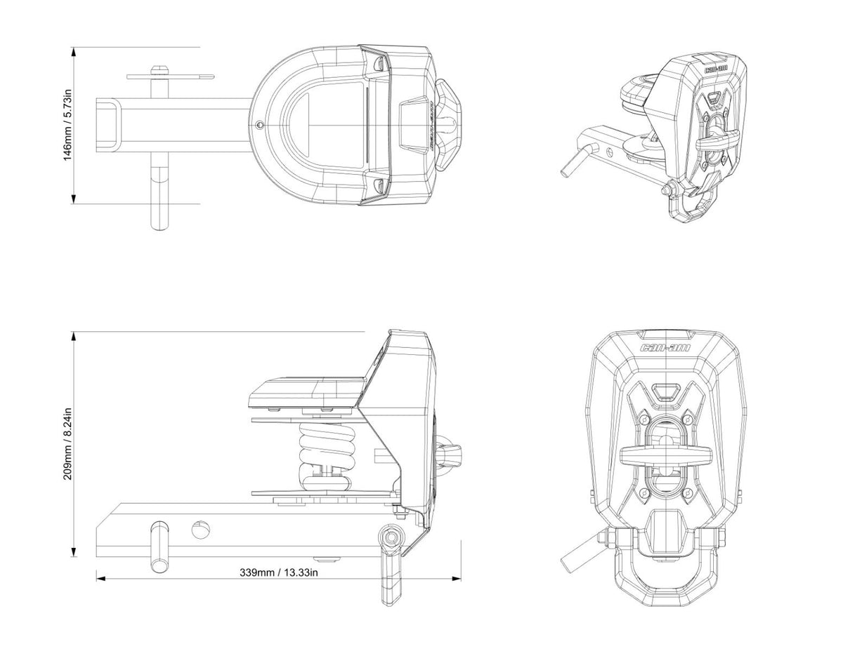 Can-Am Retractable Rope System