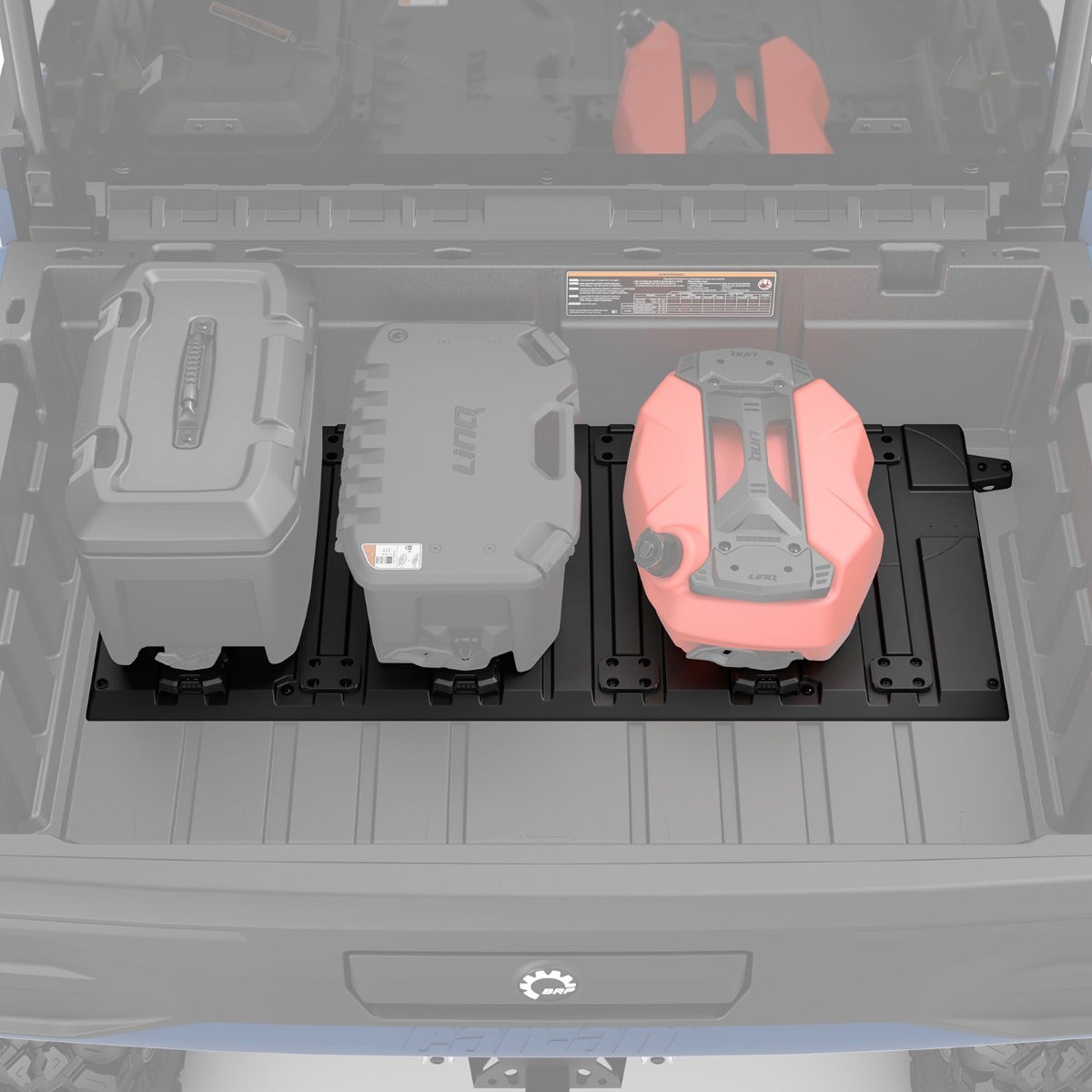 Can-Am Defender Cargo Bed Plate for Sliding LinQ