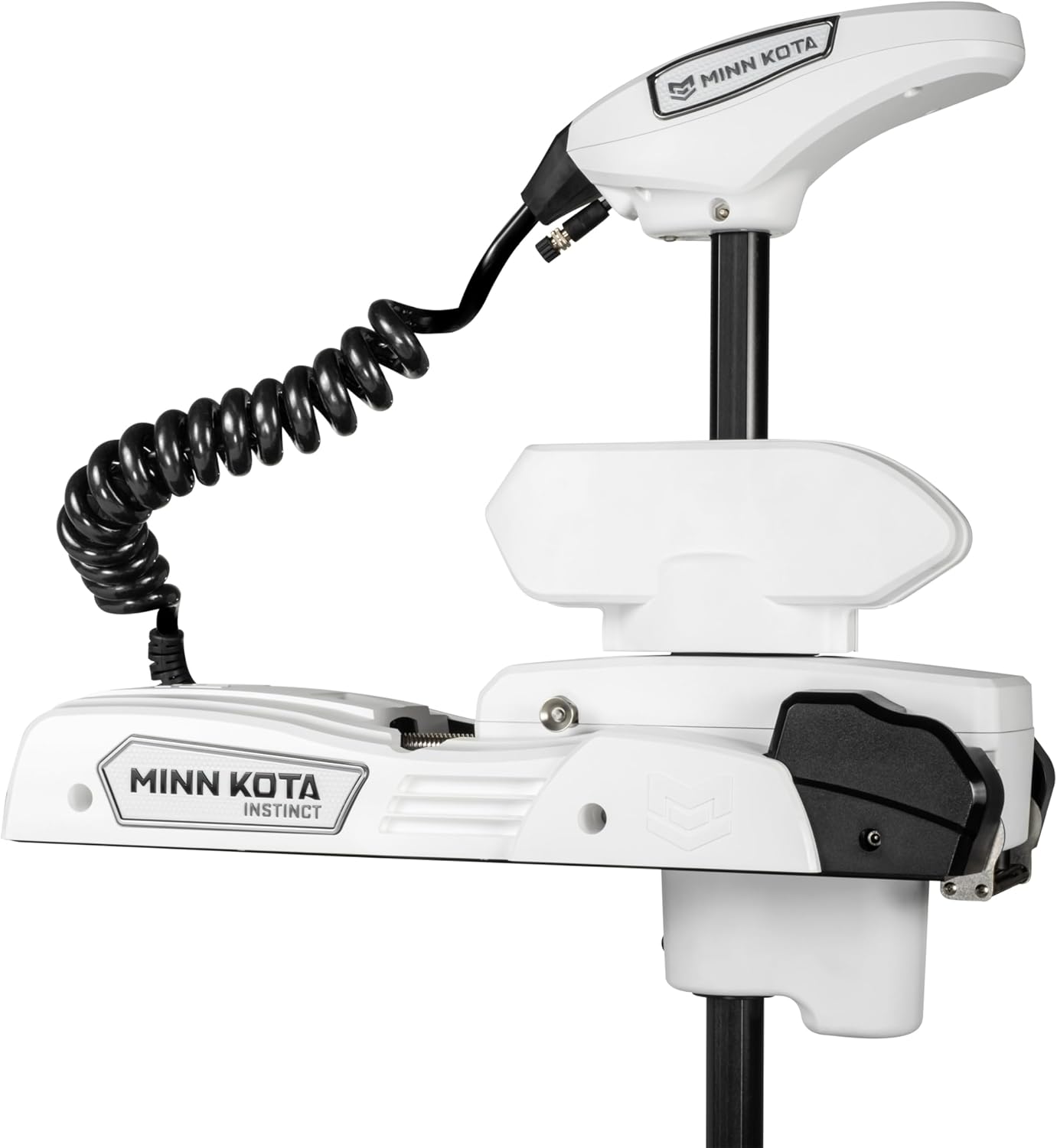 Minn Kota 1358561 Riptide Instinct Quest Series Bow Mount Saltwater Trolling Motor, 90 / 115 lbs. Thrust, 72" Shaft, 24 / 36 Volts, White w/Handheld Remote