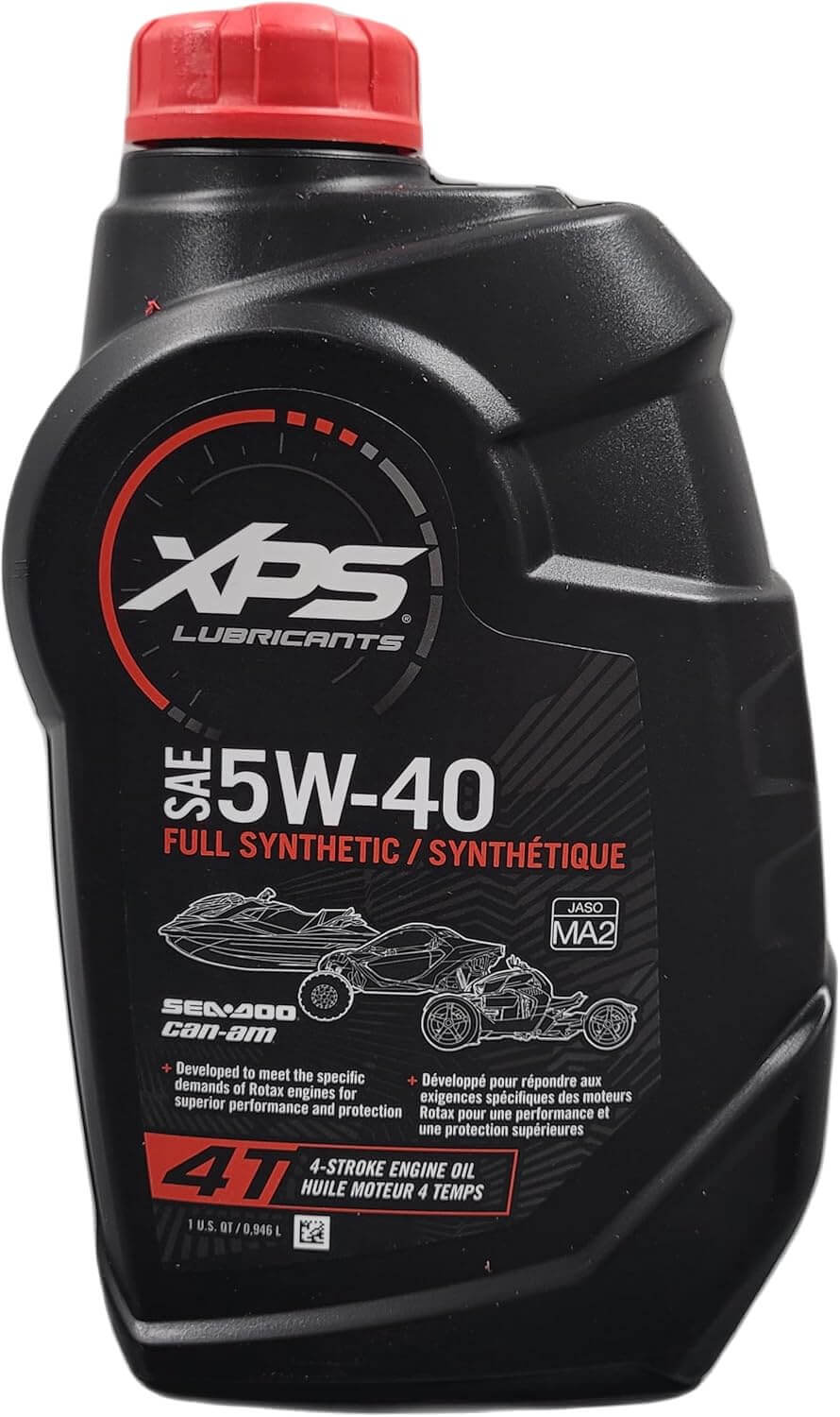 Huile synthétique complète XPS Sea-Doo Can-Am 4T 5W-40, 9779492 / 9779493