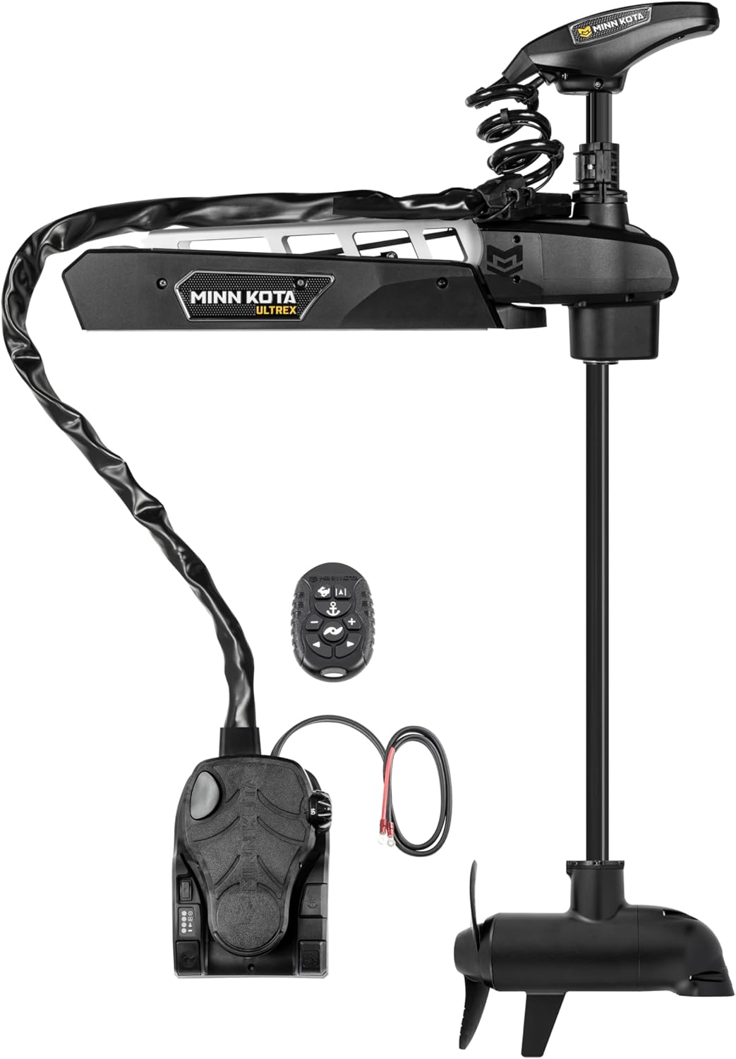 Minn Kota 1368922 Ultrex™ Quest Series Bow Mount Freshwater Trolling Motor, 90 / 115 lbs. Thrust, 60" Shaft, 24 / 36 Volts w/Micro Remote, Foot Pedal & MEGA Down Imaging Sonar