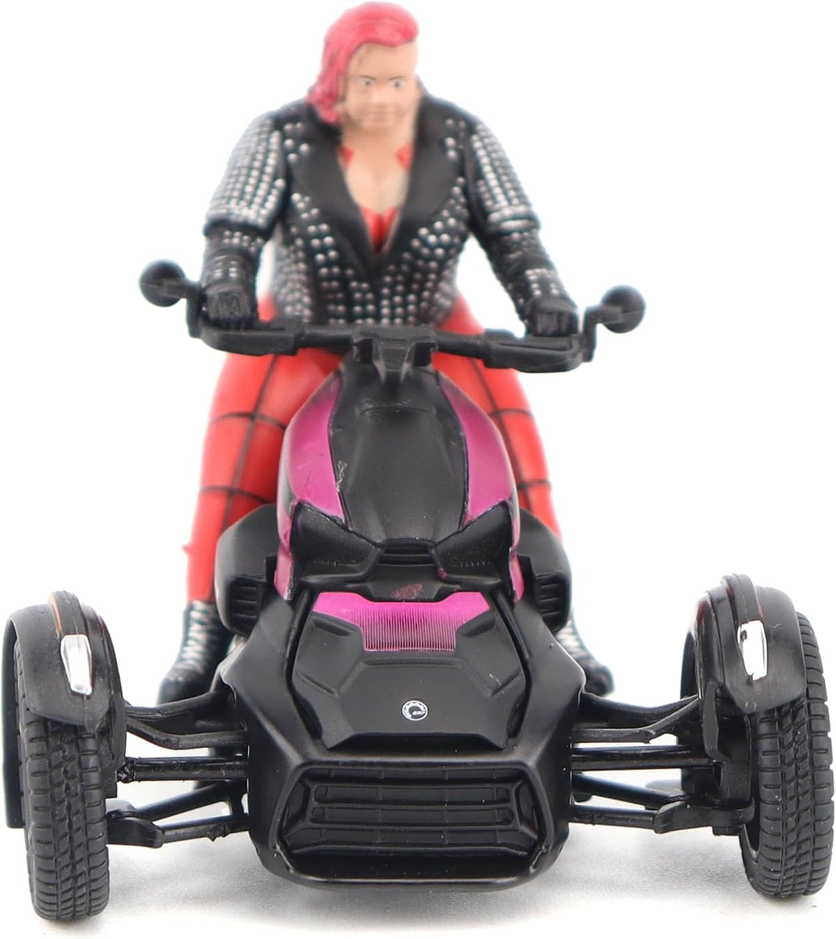 Diecast Masters Can-Am Ryker with Rider 1:32 diecast model, Pink Punk #60012 – view 4