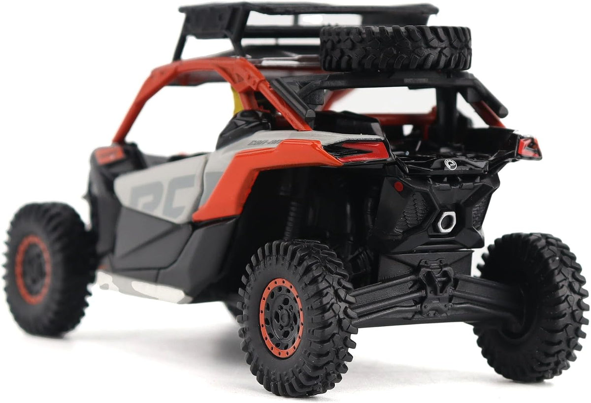 Diecast Masters Can-Am Maverick X3 X RS Turbo RR Sand Version 1:32 diecast model, Chalk Gray & Magma Red #60003 – view 3
