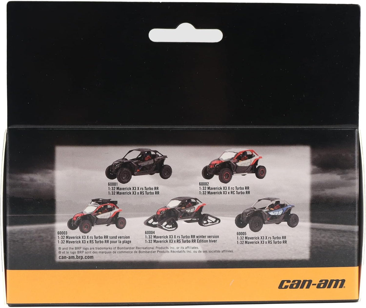 Diecast Masters Can-Am Maverick X3 X RS Turbo RR Sand Version 1:32 diecast model, Chalk Gray & Magma Red #60003 – view 4