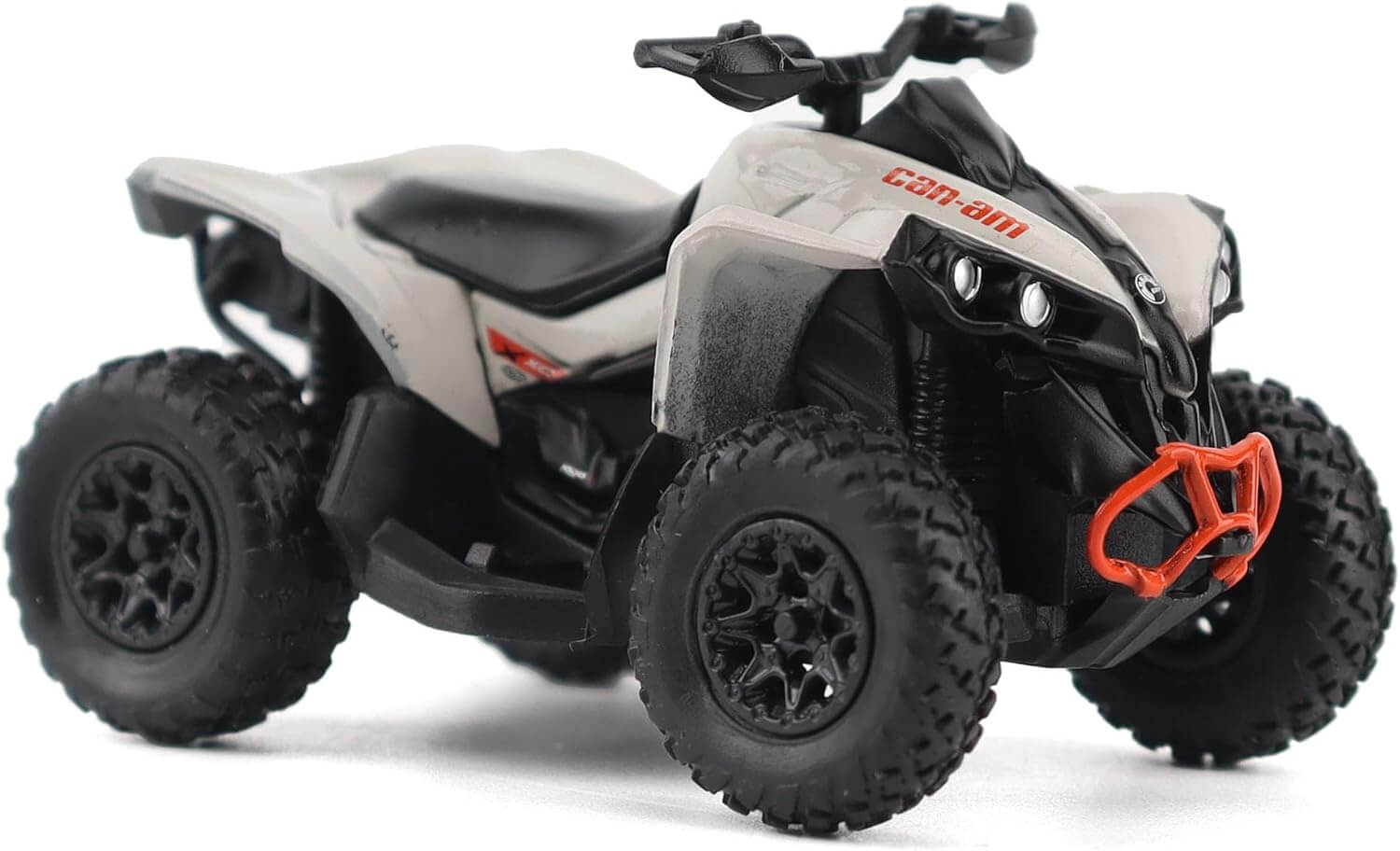 Model of a four-wheeler with 'Can-Am' branding on a white background