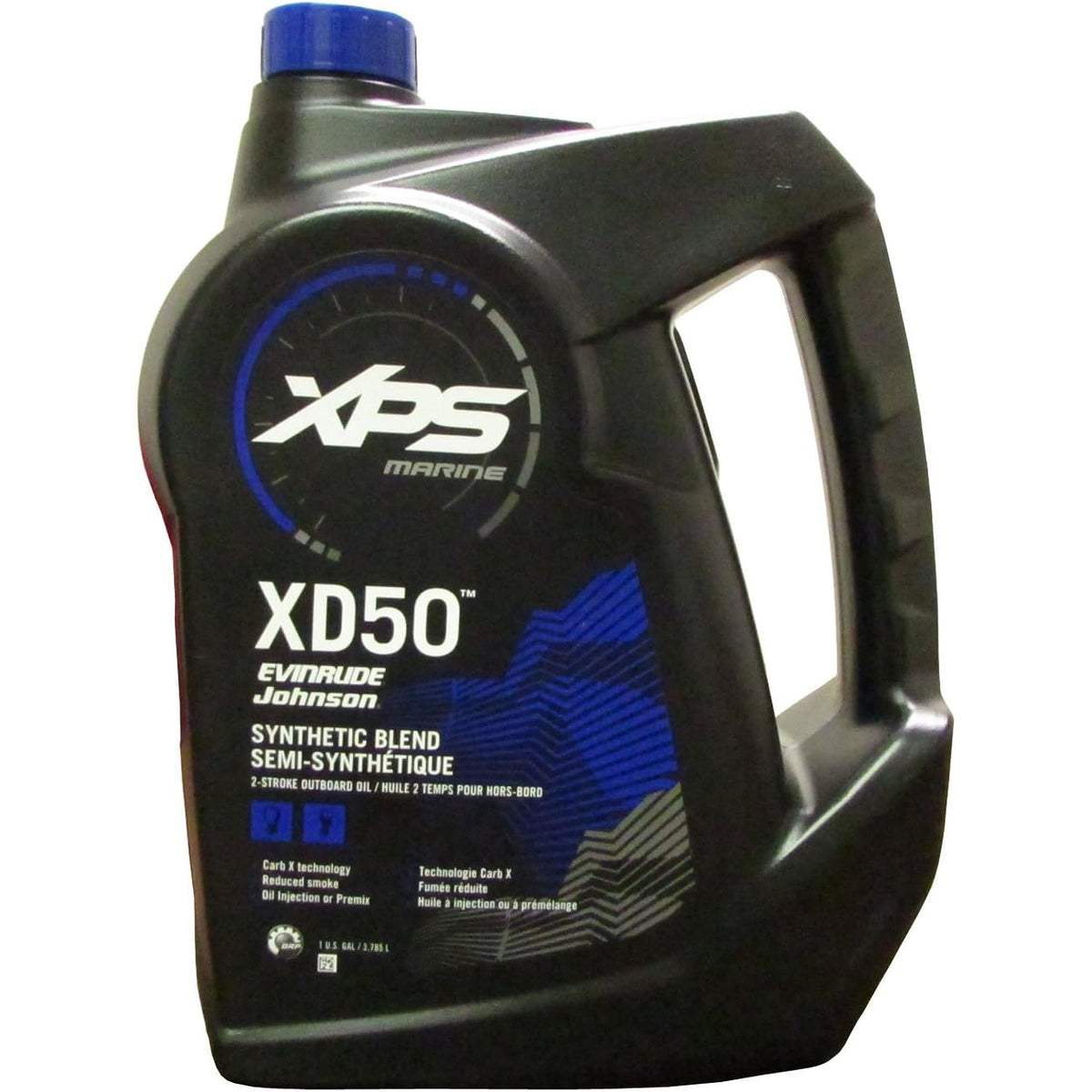 XPS Evinrude XD50 synthetic blend 2-stroke outboard oil 1 US gallon jug, 779718