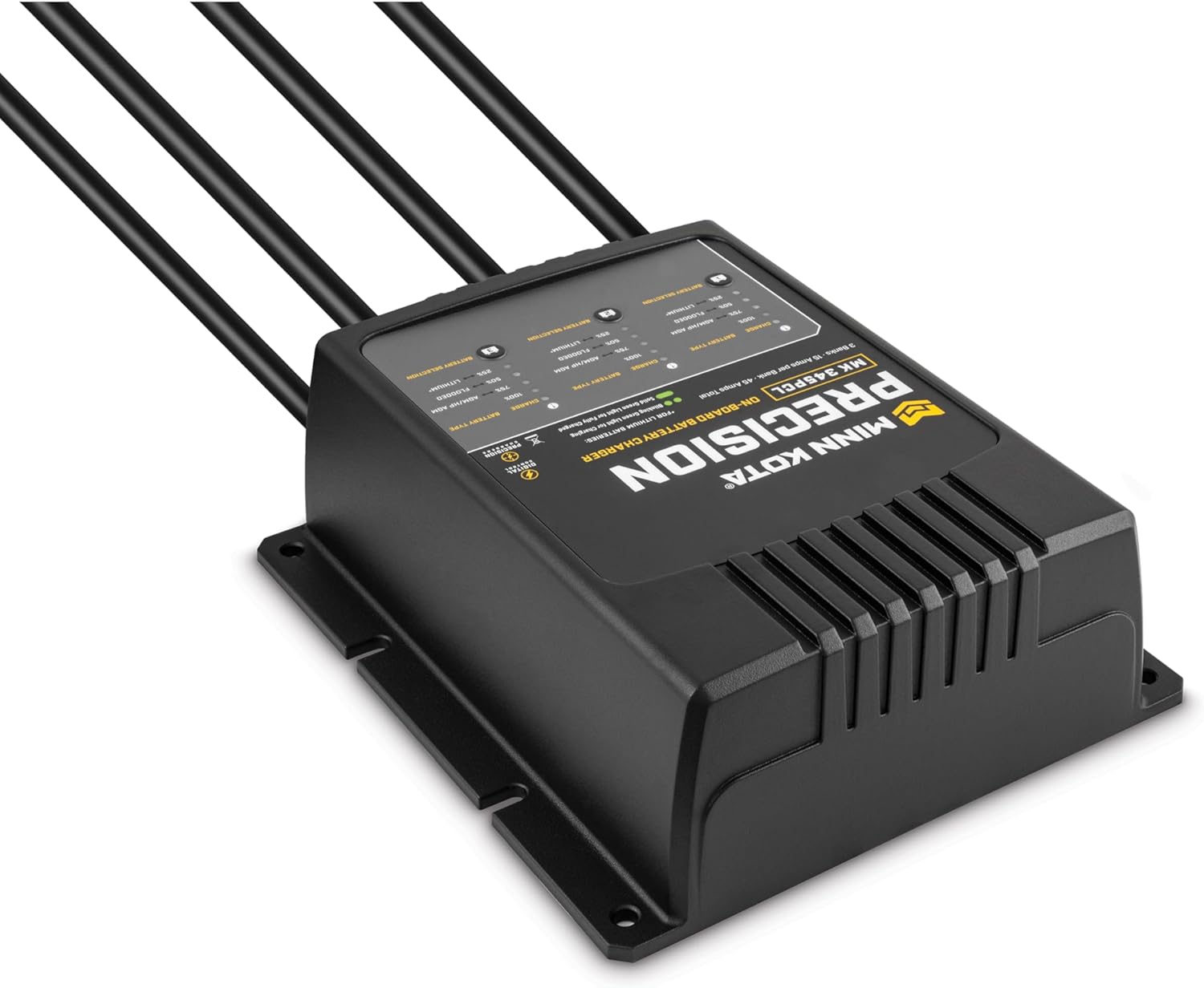 Minn Kota 1833454 On-Board Precision Chargers, 3 Banks, 15 Amps
