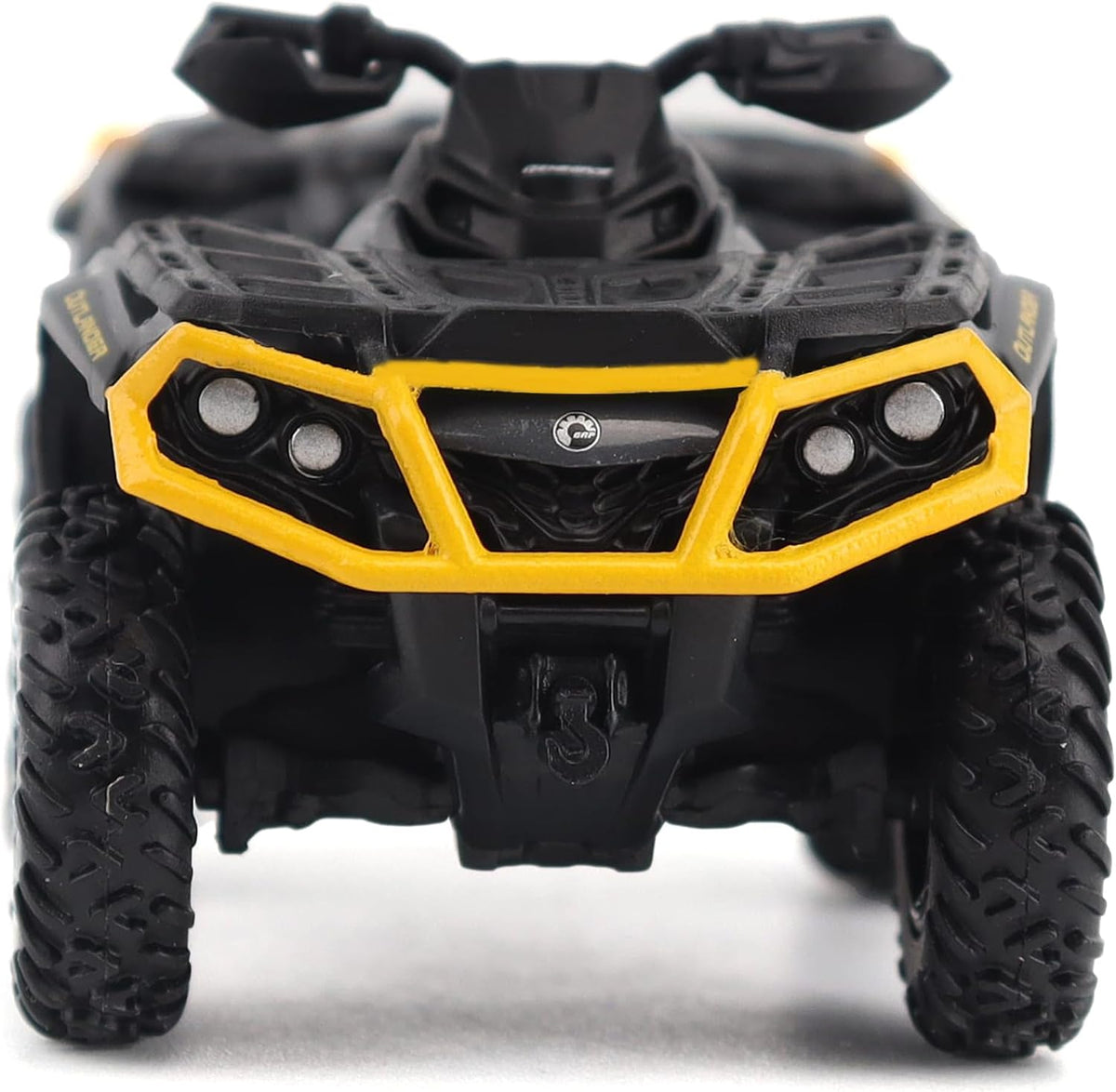 Diecast Masters Can-Am Outlander XT-P 1000R 1:32 diecast model, Iron Gray, Black & Neo Yellow #60006 – view 6