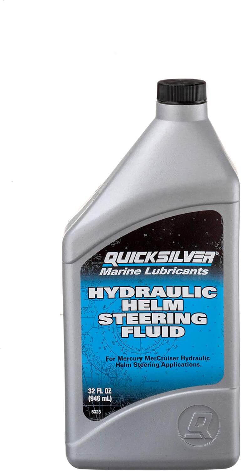 Quicksilver Hydraulic Steering Fluid 1 Quart front view