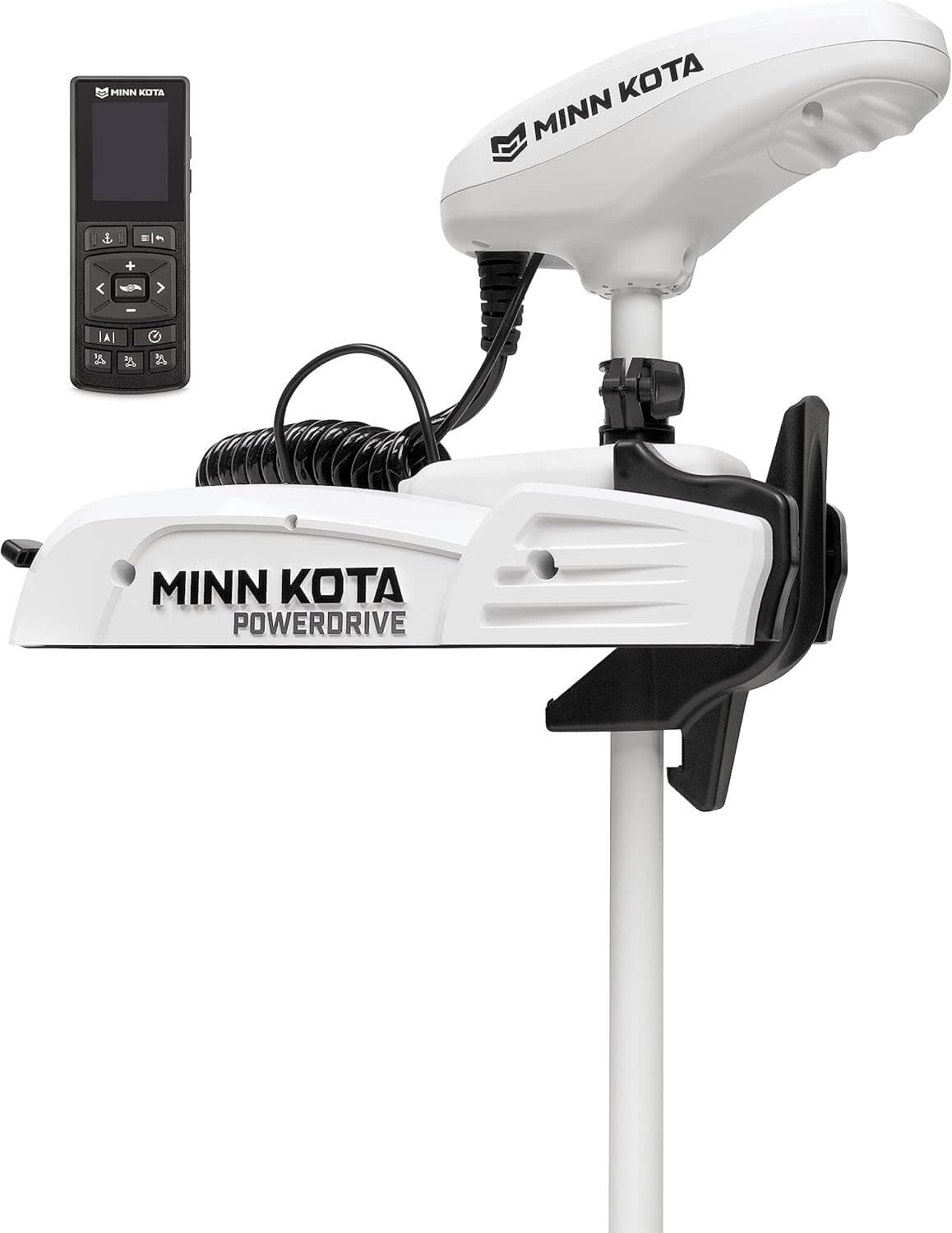 Minn Kota 1363576 Riptide Powerdrive Bow Mount Saltwater Trolling Motor w/Handheld Remote, 55 lbs. Thrust, 54" Shaft, 12 Volts
