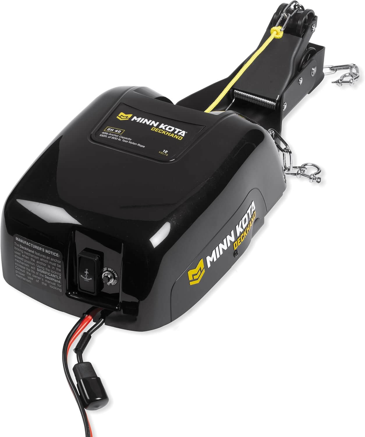 Minn Kota 1810140 DeckHand DH 40 LBS Capacity Electric Anchor Winch