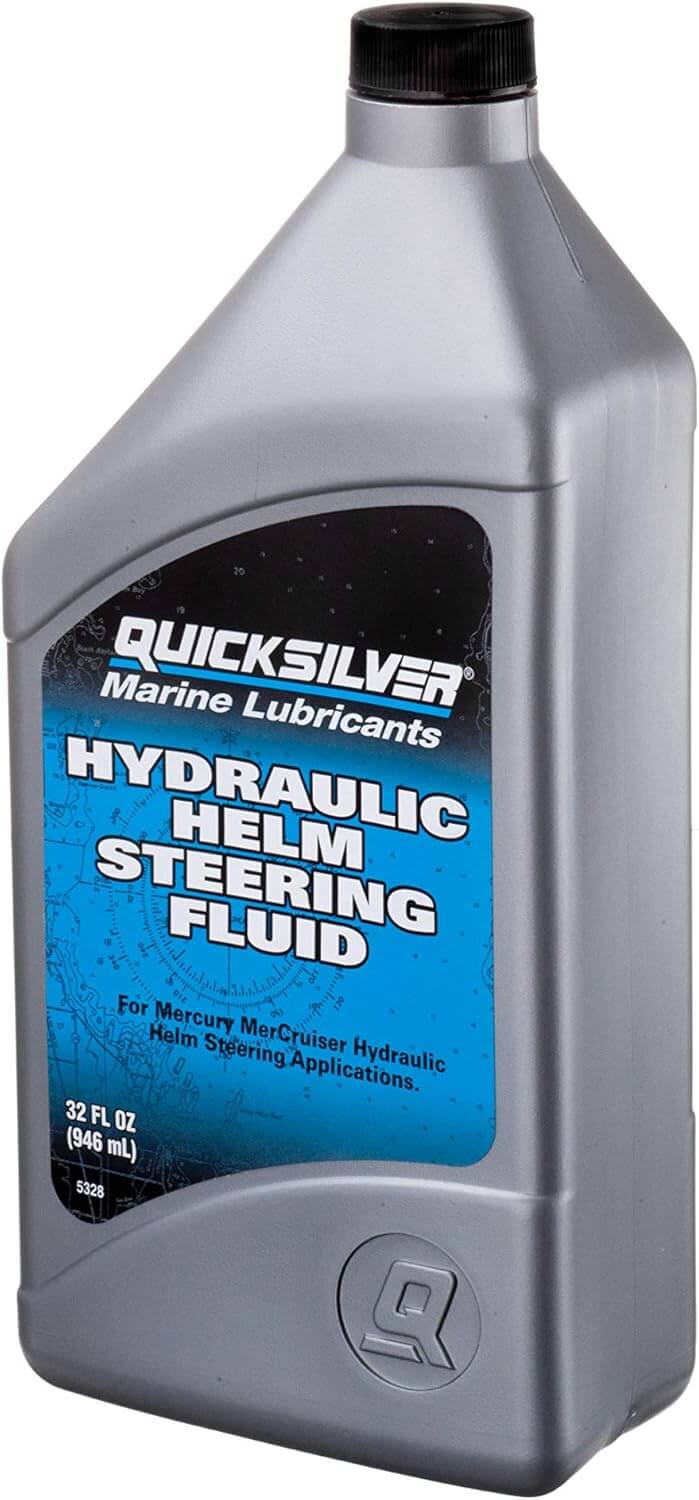 Quicksilver Hydraulic Steering Fluid 1 Quart alternate front view
