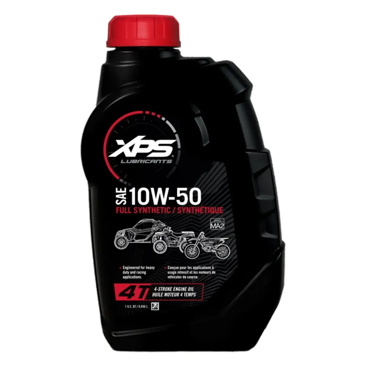 XPS ATV and SXS 4T 10W-50 Full Synthetic Oil - Heavy-Duty Powersports Engine Protection 9779234 / 9779235
