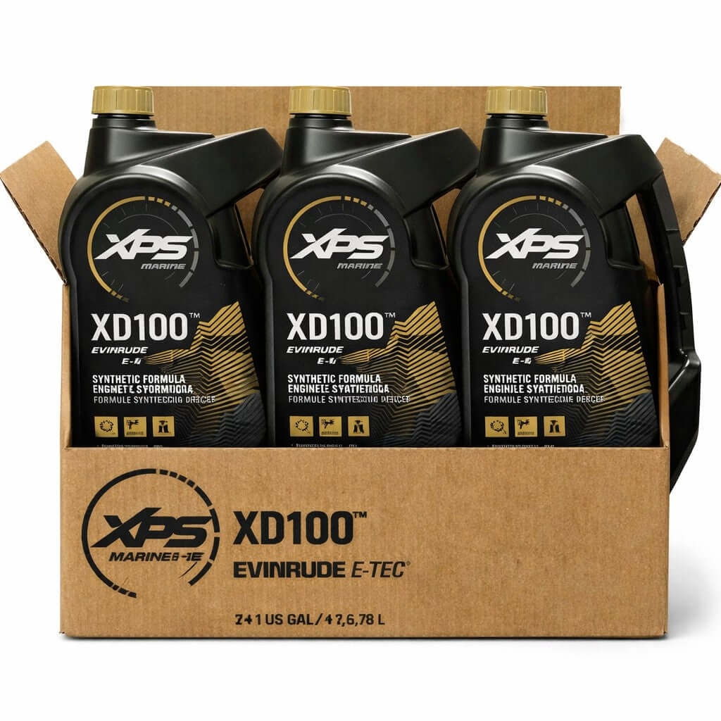XPS Evinrude XD100 Marine 2-Stroke Outboard Oil 1 QT or 1 US Gal, 779710 / 779711