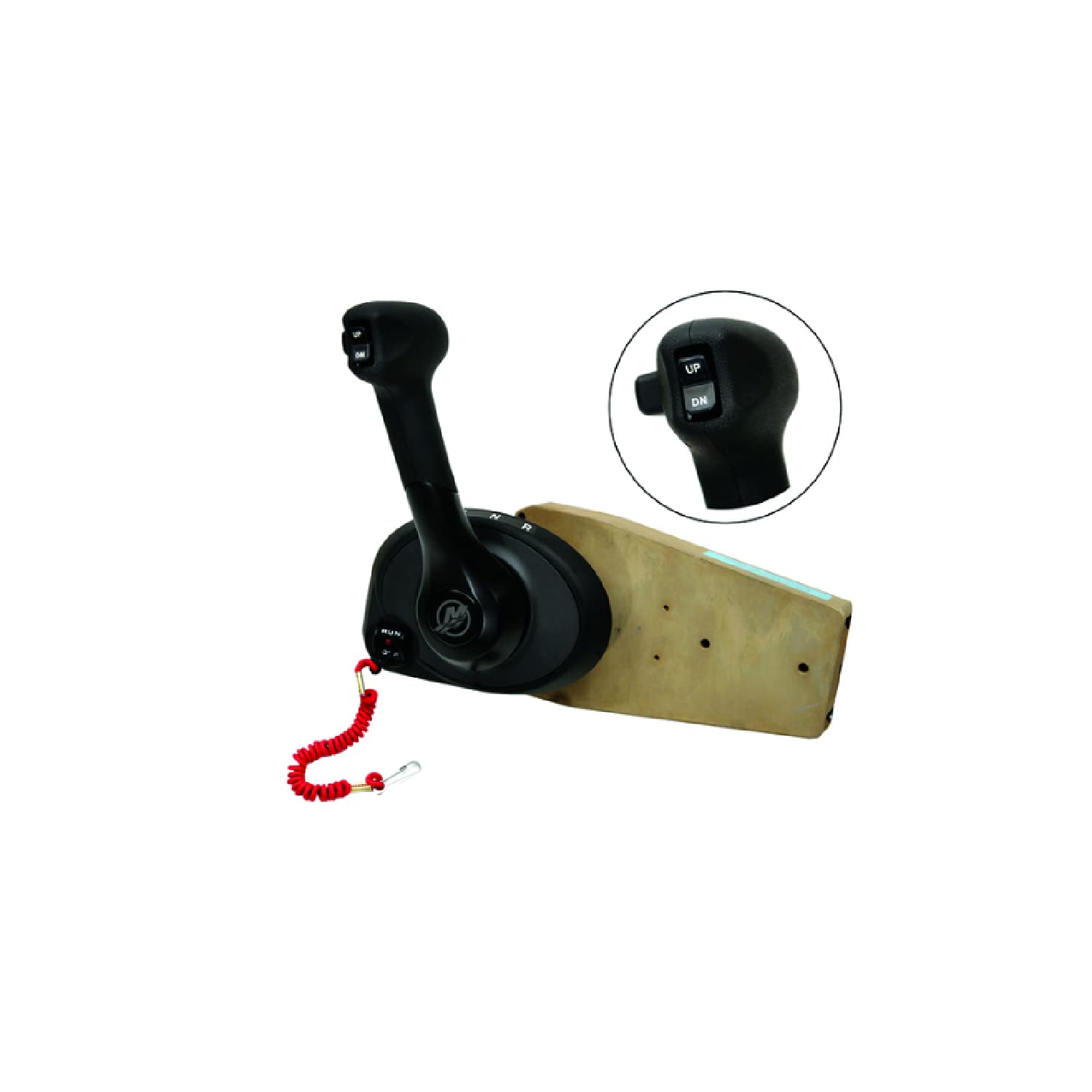 Mercury Marine/Quicksilver Remote Control, Pistol Grip, Trim, Outboard, Black - 8M0011213