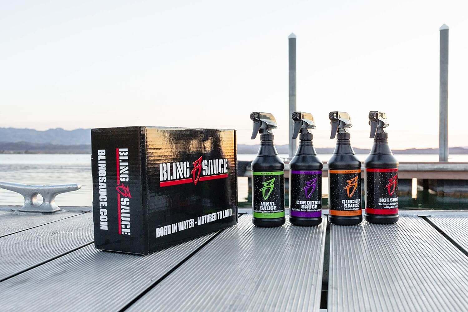 Bling Sauce Cleaning/Detailing Kit 4-Pack of 32oz Bottles