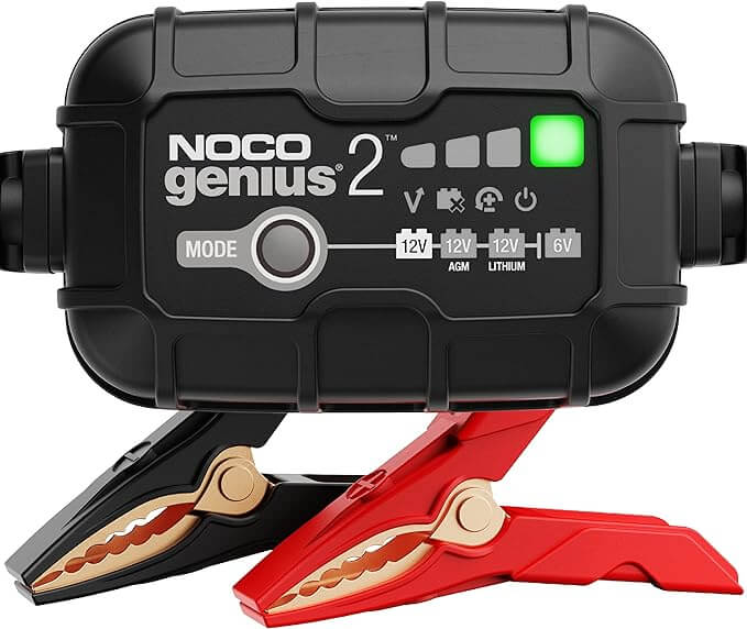 NOCO GENIUS2: 2A 6V/12V Smart Battery Charger