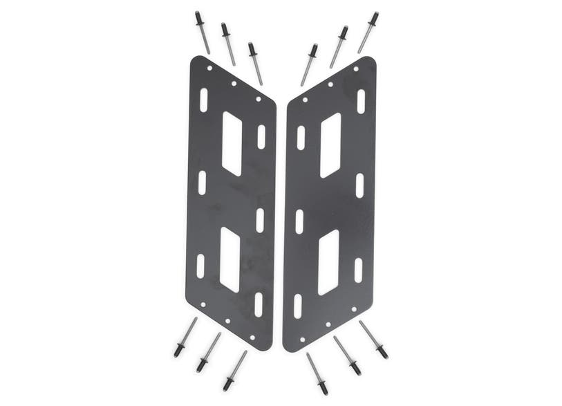 Ski-Doo Luggage Rack Reinforcement Plates 860200798 with rivets