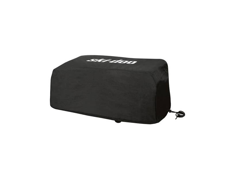 Ski-Doo 21 US Gal 80L cargo bag black rain cover with drawstring closure