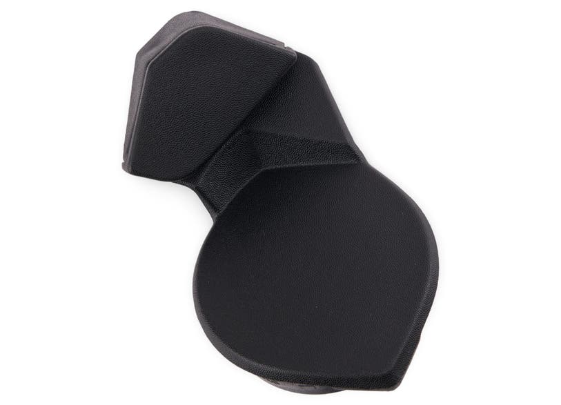 Ski-Doo pivoting mirror kit for handguards, black plastic housing, part 860200893
