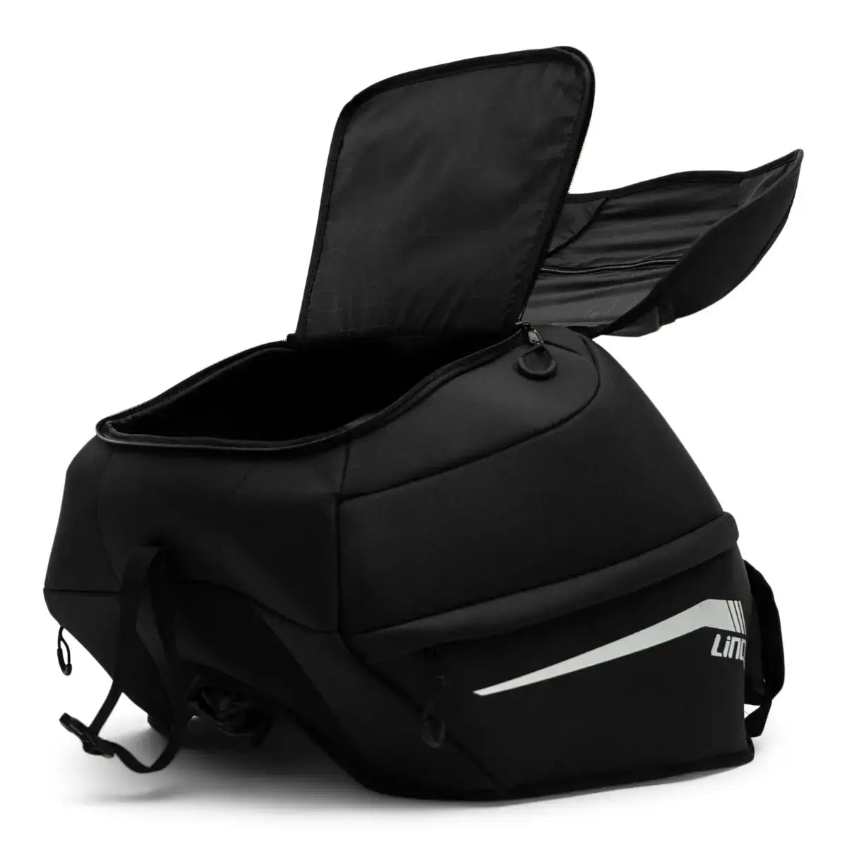Black LinQ combo bag with open top