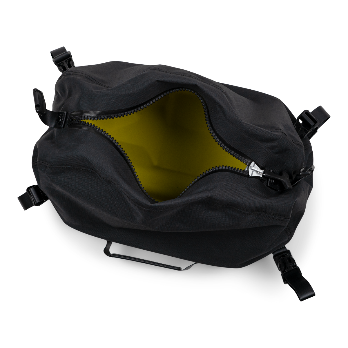 Ski-Doo LinQ Trail Pro Bag 860201986, open with bright interior