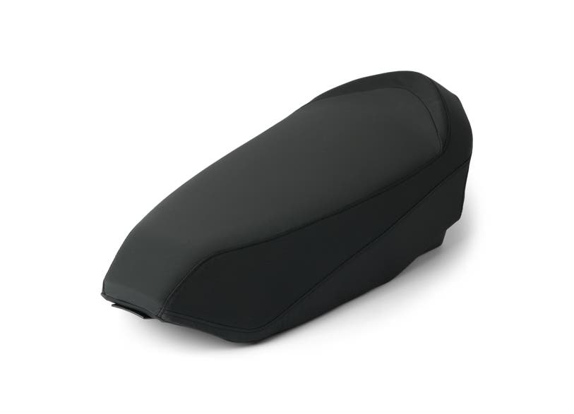 Ski-Doo Trail Short 2-up Seat black stitched OEM snowmobile seat 860202220
