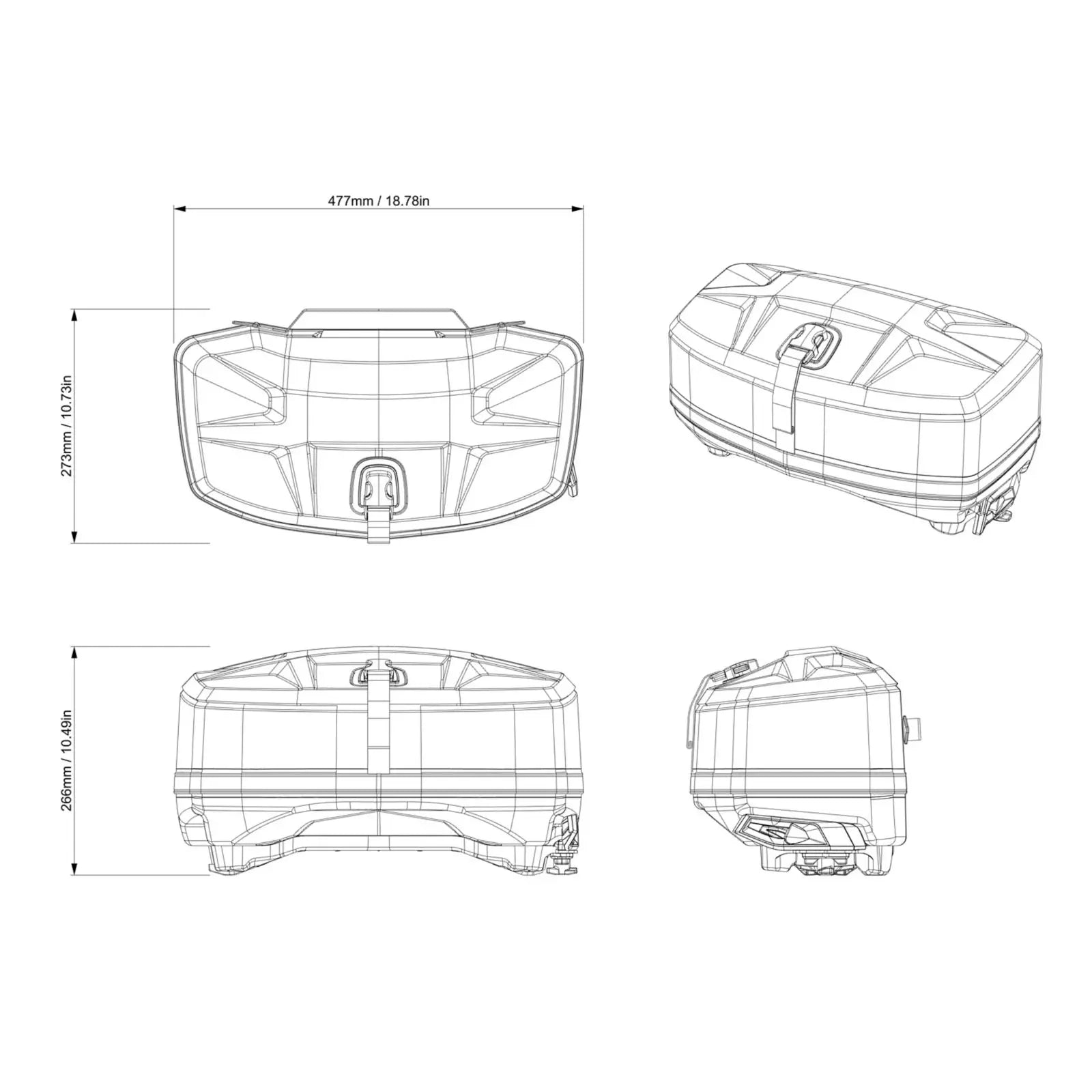Ski-Doo LinQ 4.5 US Gal (17 L) Sport Bag, 860202447, ORIGINAL MODEL - LAST TWO