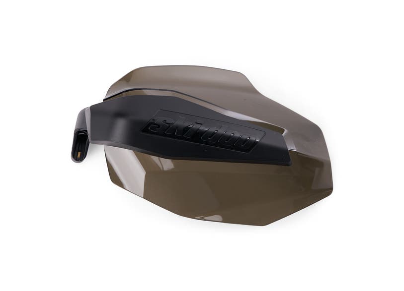 Ski-Doo dark smoke handguards with logo, snowmobile hand protector 860202474