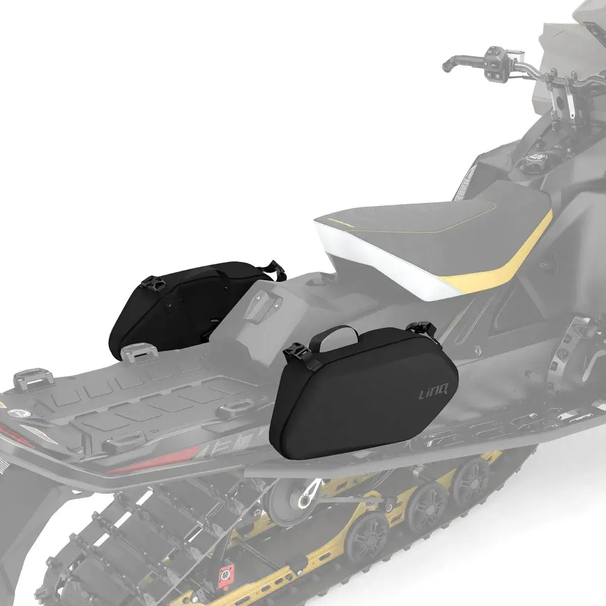 LinQ saddlebags for Ski-Doo