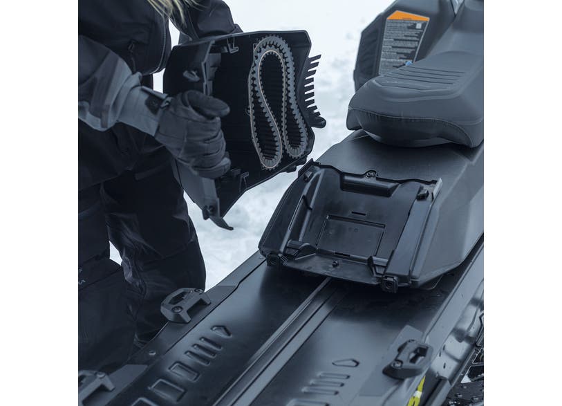 Ski-Doo LinQ Deep Snow Seat Box in Black, 860202668