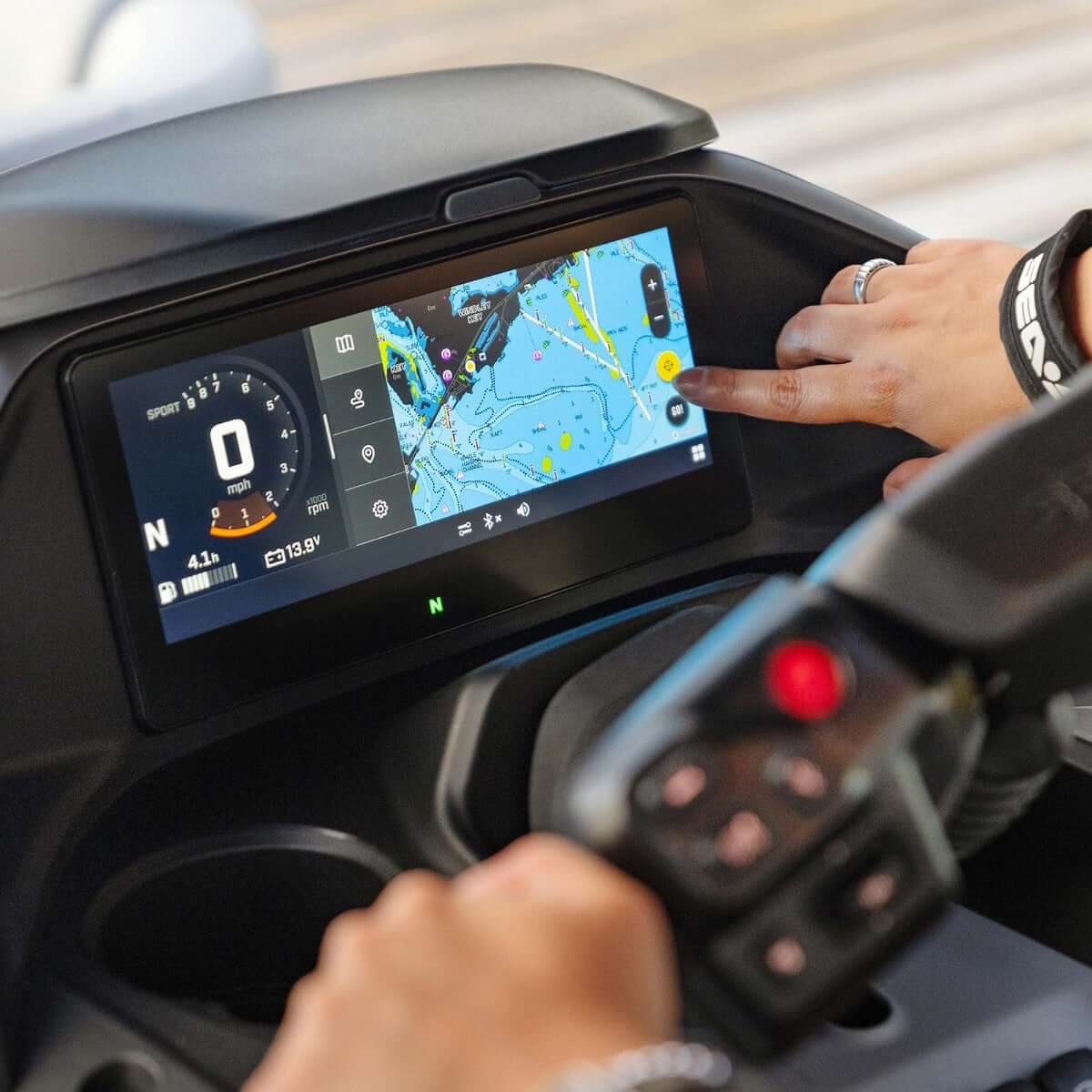 Sea-Doo Ski-Doo Can-Am 10.25” Color Touchscreen Protector, 860202680