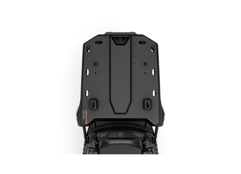 Ski-Doo Stackable LinQ Deck rear cargo rack top view, part 860202746