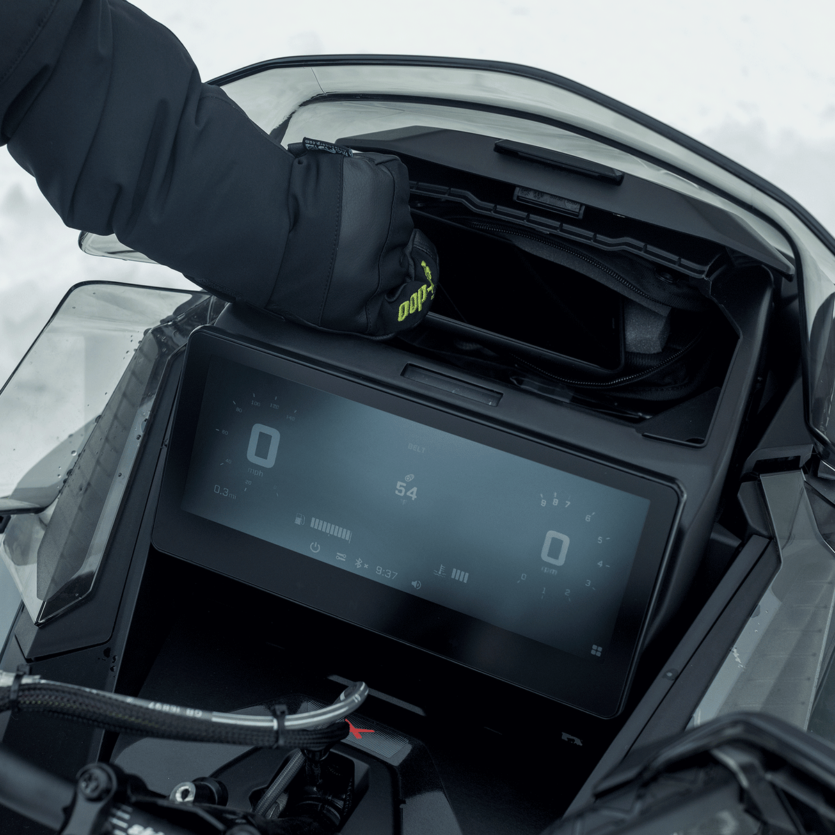 Ski-Doo 10.25" Touchscreen Display Relocator, alternate view 3, 860202904