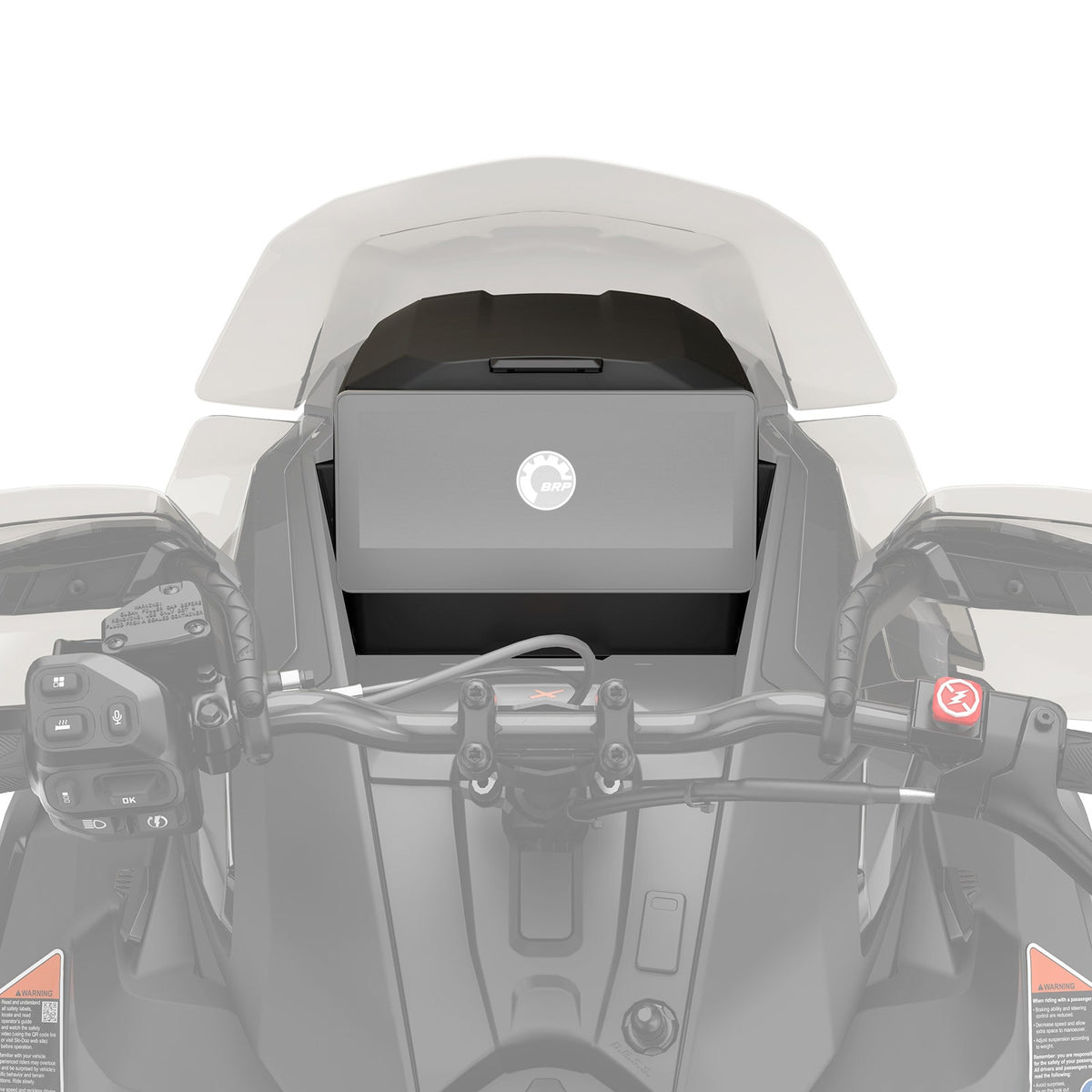 Lynx 10.25" Touchscreen Display Relocator (with glovebox light) -