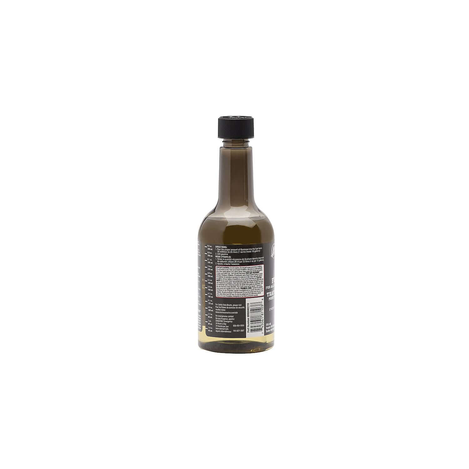 Mercury Marine Quickare Fuel Treatment 12 oz - Ethanol Protection & Fuel System Cleaner, 8M0048210