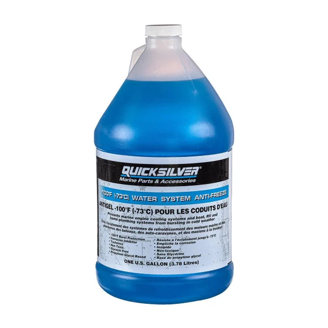 Mercury Marine Water System Anti-Freeze 1 Gal (3.78L) -100°F (-73°C) - 8M0073203