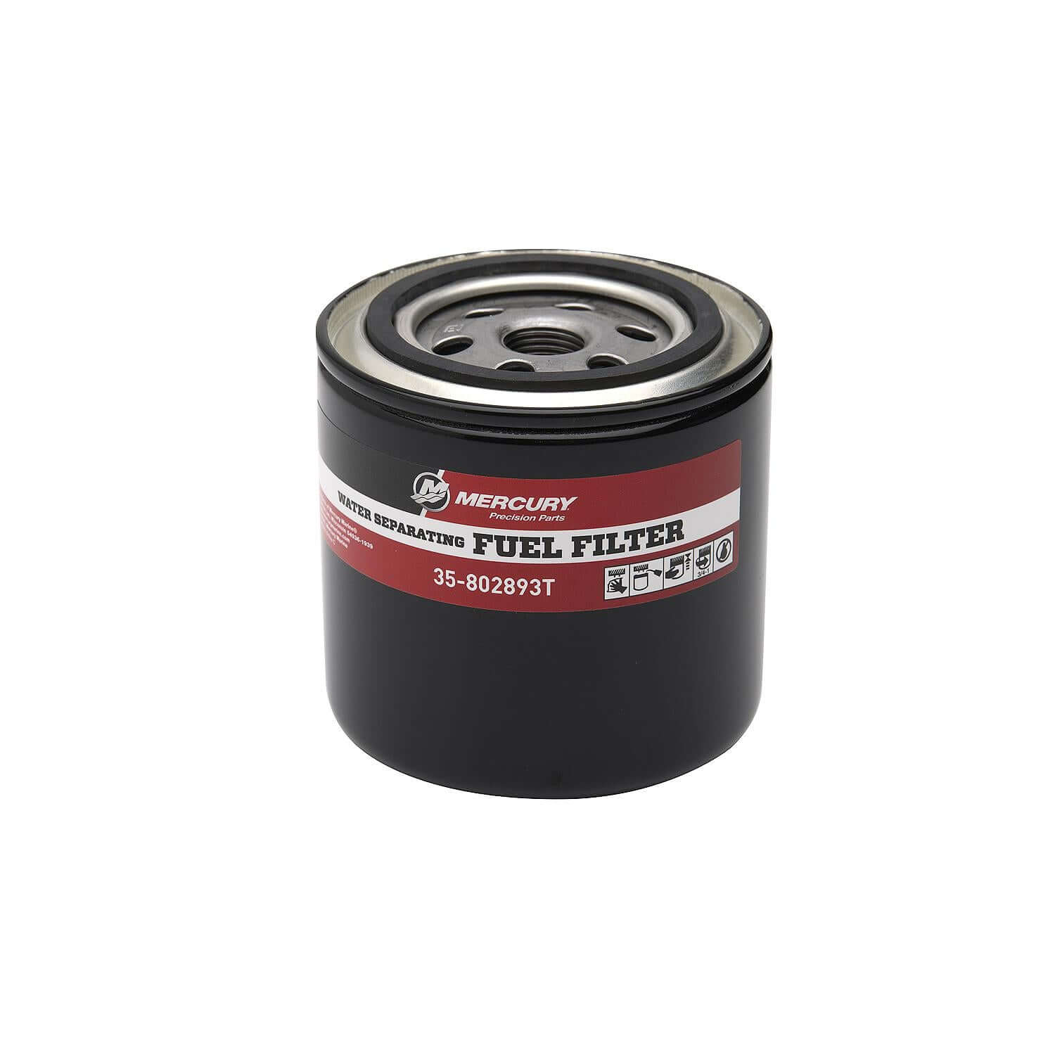 Mercury Marine water separating fuel filter 35-802893T for 100-hr service kit 4.3L 5.0L 5.7L MPI