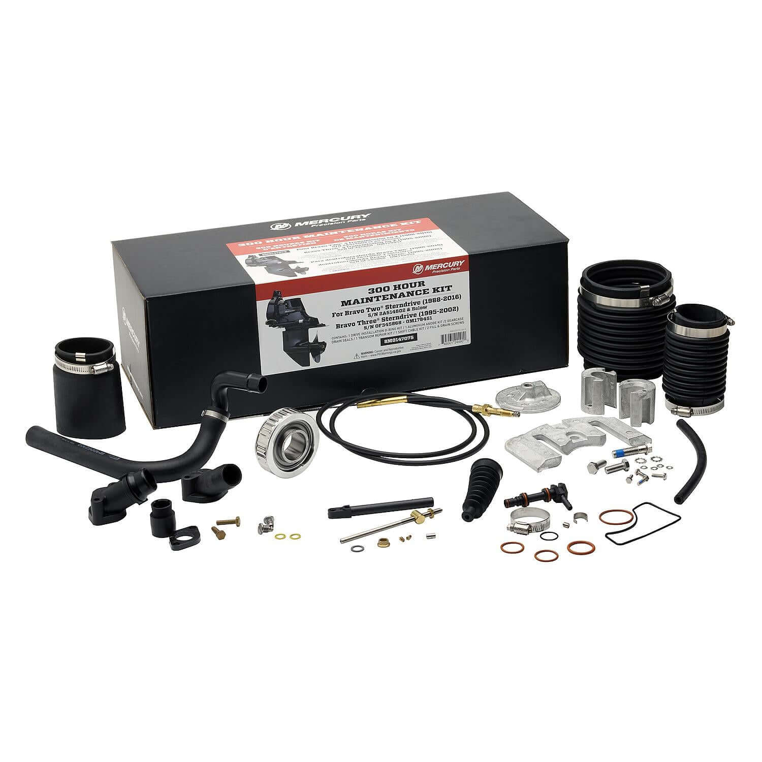 Mercury 8M0147075 MerCruiser Bravo Two and Bravo Three Sterndrive 300 Hour Maintenance Kit