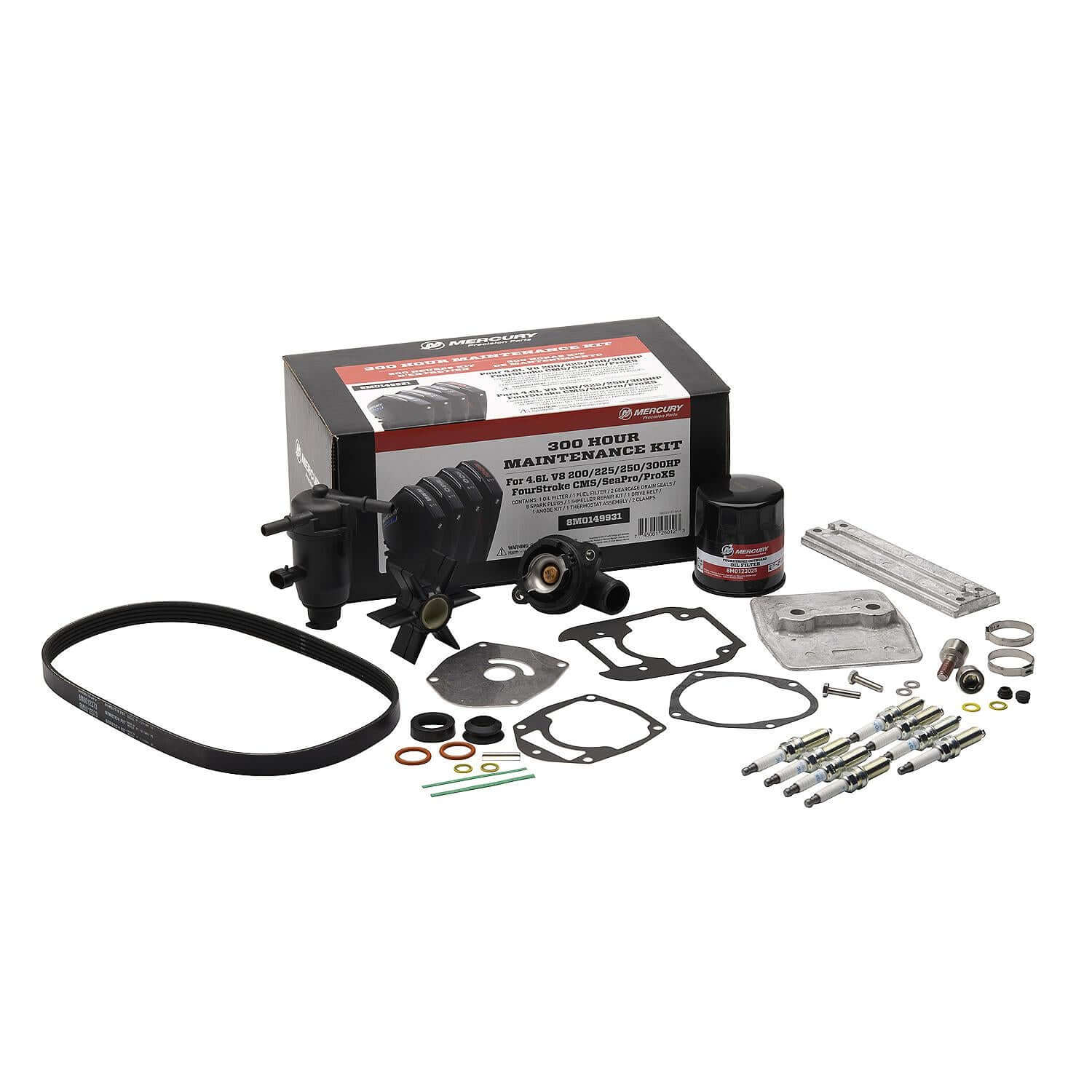 Mercury Marine Outboard Service Kit 300 Hour V8 4.6L CMS SeaPro & ProXS - 8M0149931