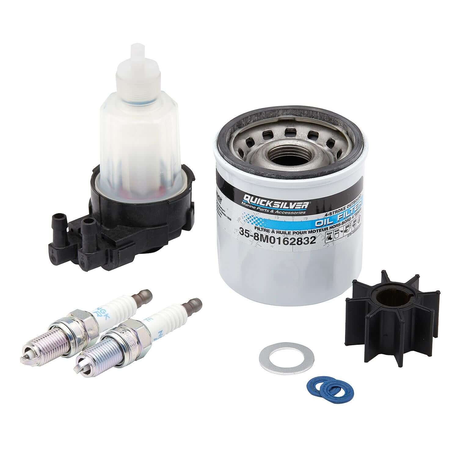 Quicksilver 8M0172123 Outboard Service Kit for Mercury 15-20hp EFI Engines