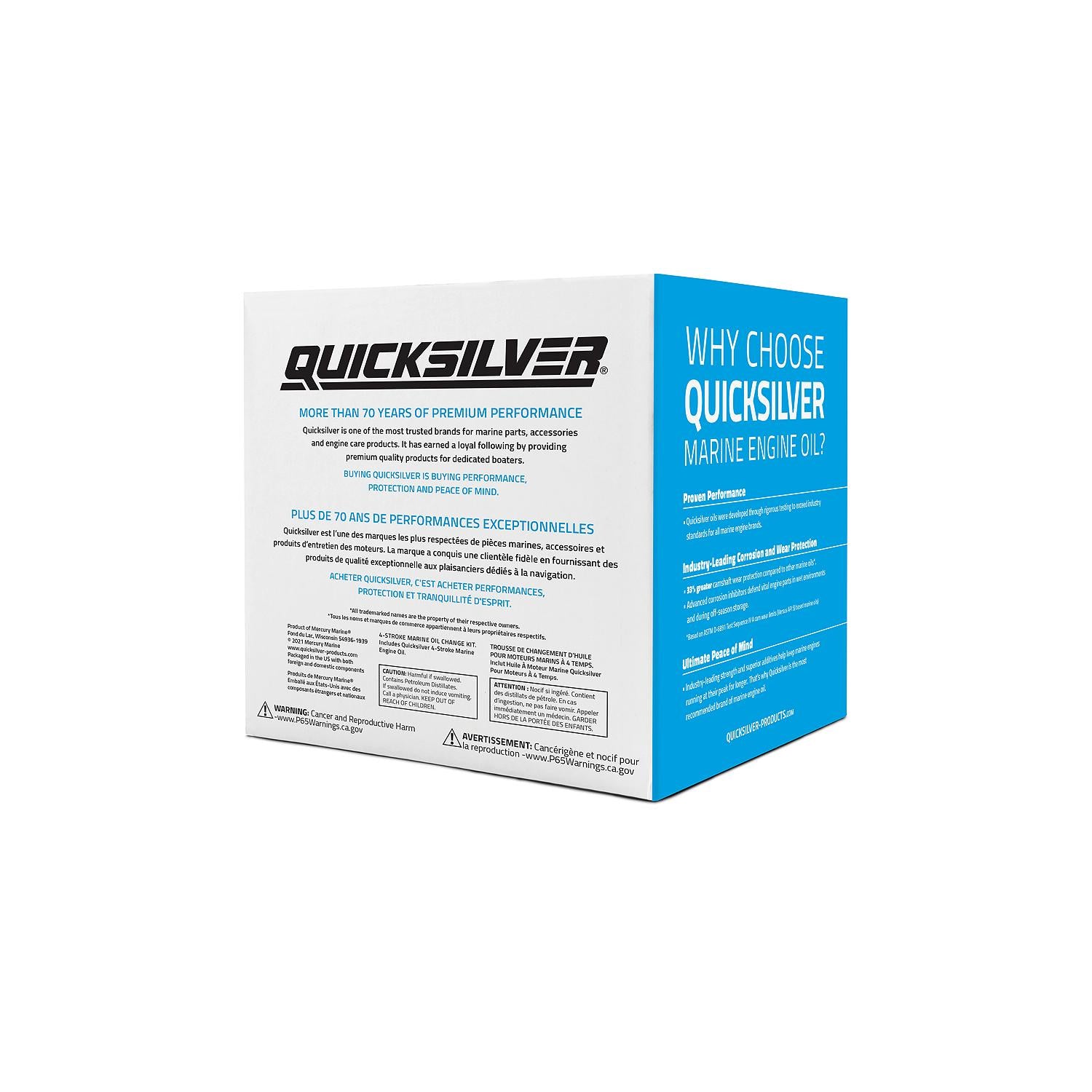 Quicksilver 25W-40 Sterndrive and Inboard Oil Change Kit, 8M0182226