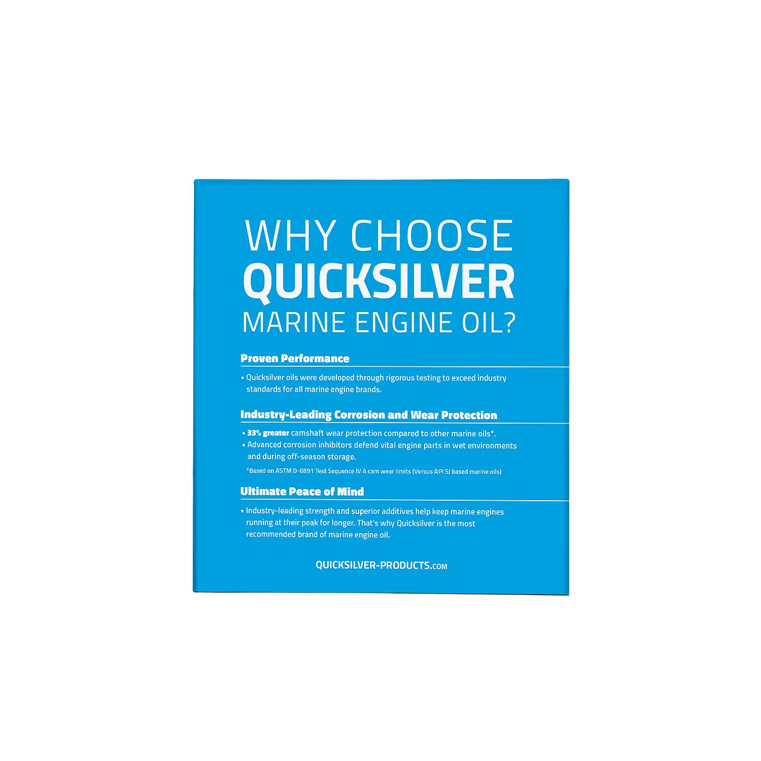 Quicksilver 25W-40 Sterndrive and Inboard Oil Change Kit, 8M0182226