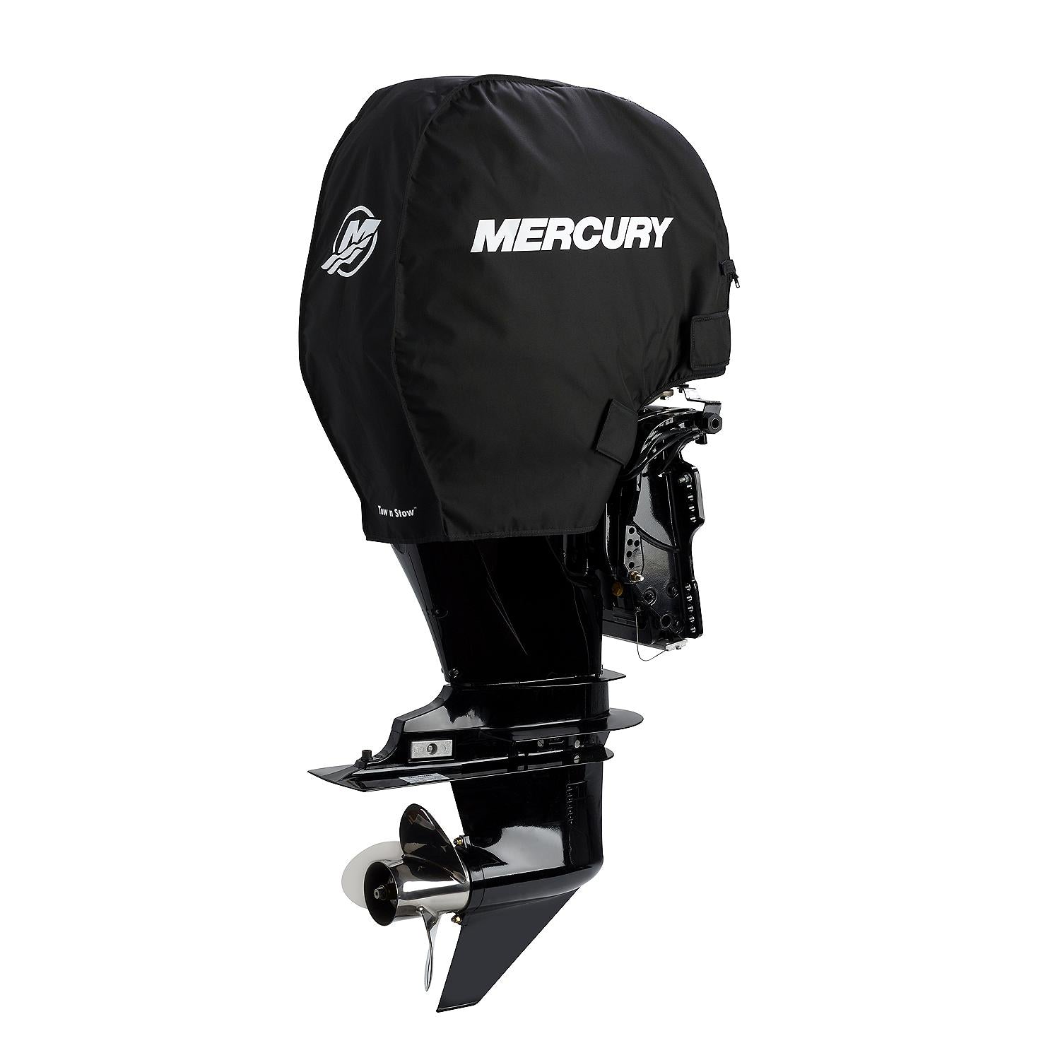 Mercury Marine Tow N Stow Outboard Cover for 40-60hp FourStroke Engines, Black, 8M0221490